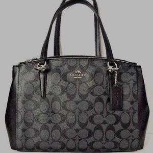 NWT Coach Black Christie Carryall Bag